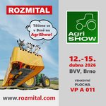 ROZMITAL na AgriShow 2026: novinky, prověřená technika i silná nabídka pro sezónu ROZMITAL na AgriShow 2026: novinky, prověřená technika i silná nabídka pro sezónu